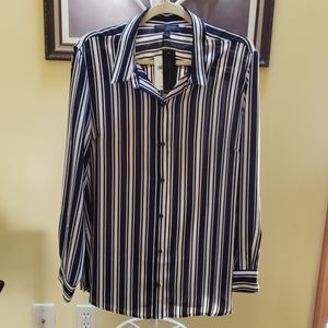 NWT Banana Republic XL long sleeve blouse